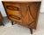 Mid 20th Century Pair of Vintage Sculpted Walnut Nightstands by Young Mfg., Attributed For Sale - Image 5 of 16