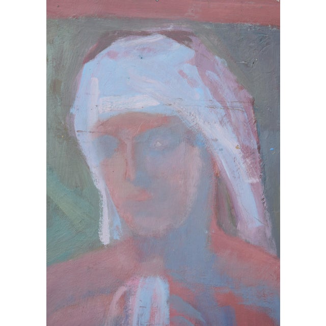 Kurt Lauber, Standing Nudes, 1960, Oil Painting, Framed For Sale - Image 6 of 9