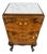 Art Deco Italian Bedside Tables with Marble Top, 1940, Set of 2 For Sale