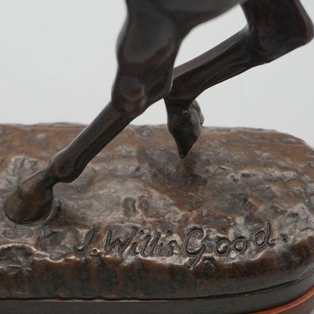 Metal John Willis Good, The Whip, 1874, Bronze For Sale - Image 7 of 10