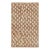 Contemporary Block Print Floral Natural Silk Runner by Rug & Kilim, India For Sale