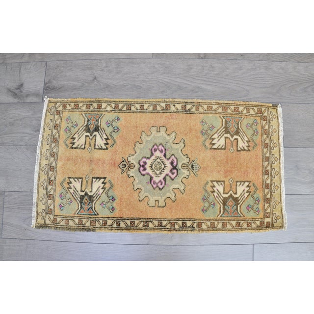 Kursish Small Tribal Carpet For Sale - Image 6 of 6