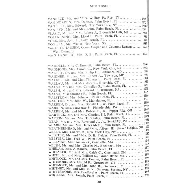 1990s The Everglades Club 1991-1992 Members Annual For Sale - Image 5 of 11