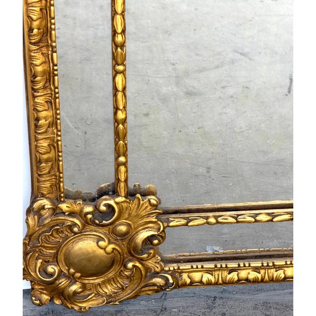 Fine French Régence / Neoclassical Style Giltwood Mirror Paris, circa 1925 For Sale - Image 15 of 18