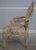 French Pair of Crackle Paint Louis XV Fauteuils Armchairs For Sale - Image 3 of 18