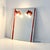 Metal Red Vanity Mirror in Metal with Adjustable Lamps, 1970s For Sale - Image 7 of 7