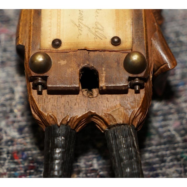 Antique Musical Black Forest Hand Carved Fox Whip Hook, 1880 For Sale - Image 14 of 18