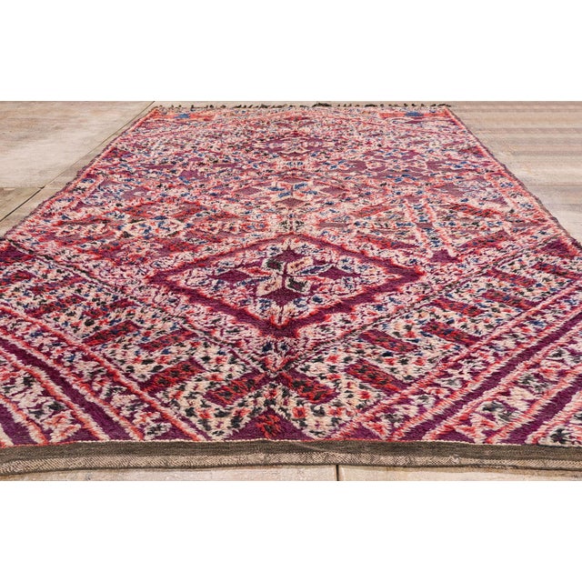 Vintage Beni M'Guild Moroccan Rug, 06'06 X 12'05 For Sale - Image 9 of 10