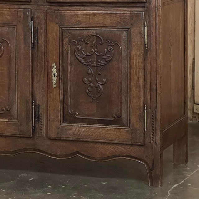 Burnt Umber 18th Century Liégeois Country French Oak Buffet For Sale - Image 8 of 18