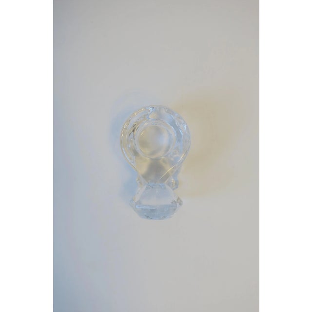 Late 20th Century Diamond Solitaire Crystal Jewelry Dish by Kosta Boda Sweden For Sale - Image 5 of 11