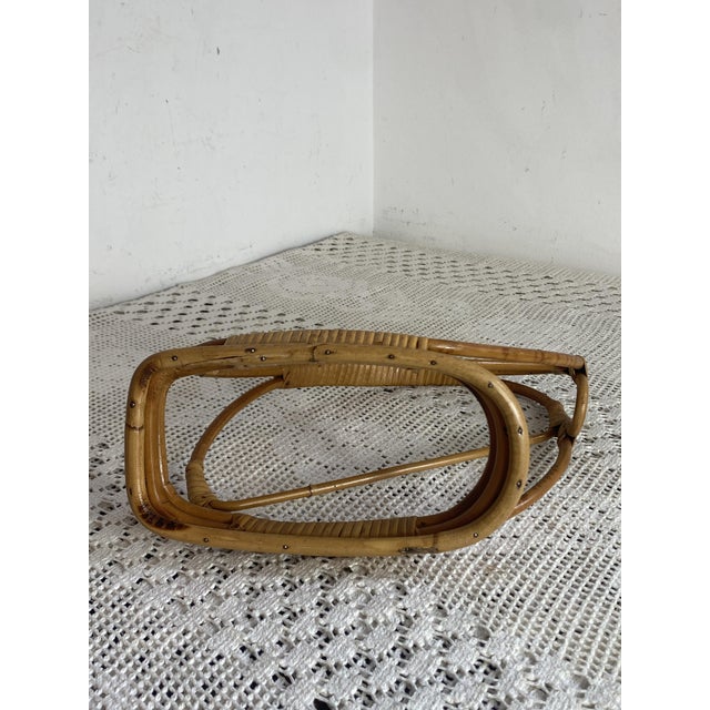 Rattan and Wicker Bottle Holders, 1960s, Set of 2 For Sale - Image 13 of 15