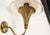 Italian Flower Sconces in Brass and Enamelled Metal from Arredoluce, 1950s, Set of 2 For Sale - Image 10 of 13