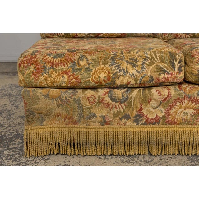 Vintage French Country Sofas in Floral Tapestry – A Pair For Sale - Image 13 of 18