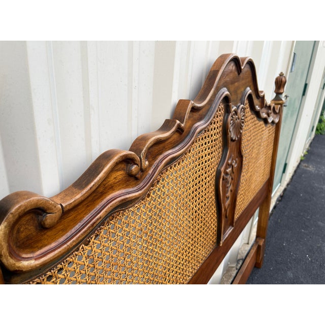 1980s Drexel Brittany Collection French Country Queen Headboard For Sale - Image 12 of 12
