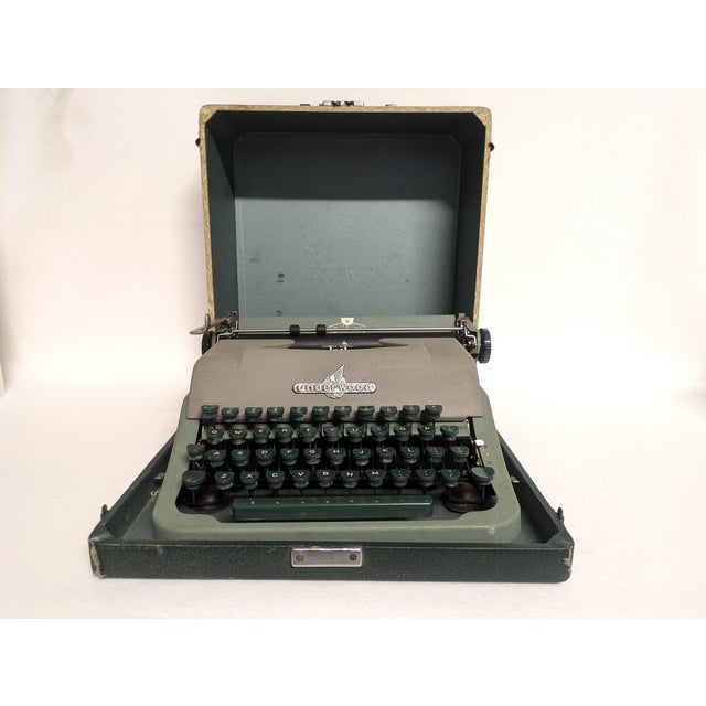 1954 Underwood Jewell Typewriter For Sale - Image 10 of 12