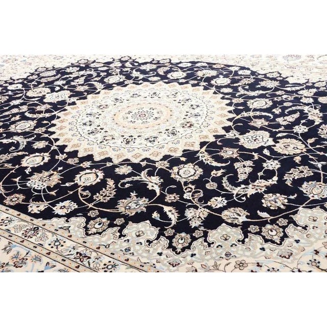 Nain Rug with Floral Pattern For Sale - Image 10 of 11