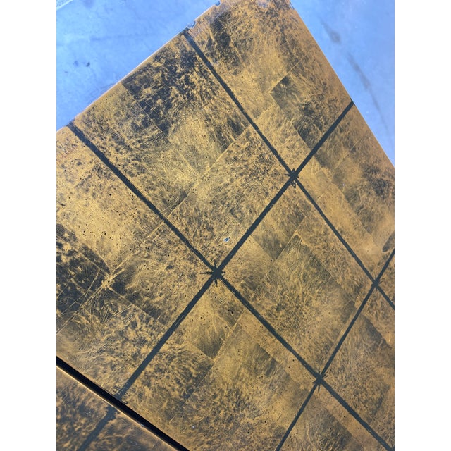 Pair of Vintage Gilt Low Chests / Nightstands, in the Style of Karl Springer, Hollywood Regency For Sale - Image 14 of 16