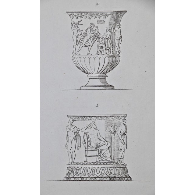 Three 19th C. Engravings of Classical Italian Bronze Architectural Elements, 1889 For Sale - Image 9 of 12