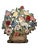 Shabby Chic Vintage Folk Art Hand-Painted Tole Floral Fireplace Screen For Sale - Image 3 of 13