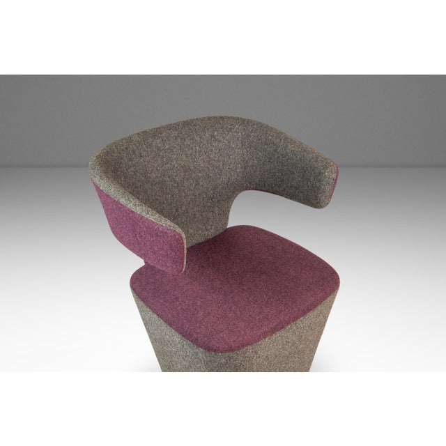 Post Modern "Bison" Accent Sculptural Lounge Chair in Mohair Attributed to Simon Pengelly for Allermuir, United Kingdom, C. 2010s For Sale - Image 10 of 18