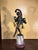 19th Century Italian Grand Tour Patinated Bronze Figure "Follower of Bacchus" on the Marble Base For Sale - Image 12 of 12