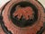 Late 19th Century Antique Burmese Lacquer Lidded Jar, Elephant, Red & Black, 5 1/2” X 4 1/2” T For Sale - Image 5 of 12
