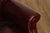 Late 20th Century North Hickory Oxblood Tufted Leather Chair and Ottoman For Sale - Image 5 of 12