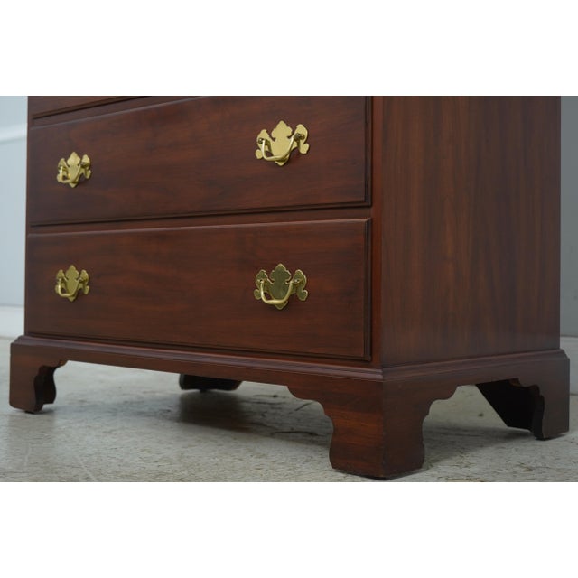 Wood Henkel Harris Cherry Rafferty High Chest For Sale - Image 7 of 15