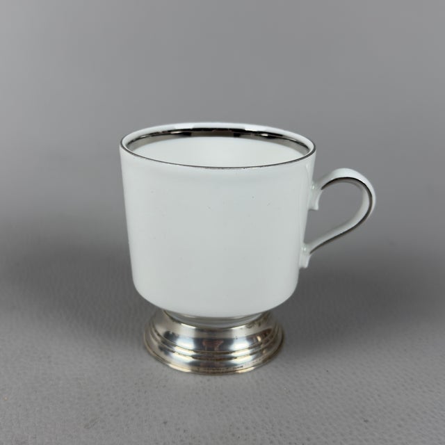 Vintage Porcelain Tea Set, Set of 6 For Sale - Image 5 of 12