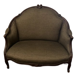 Antique French Settee (Marquise) For Sale