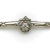 1900 - 1909 Early 20th Century Pre-Revolutionary 14k Gold Diamond Bar Pin For Sale - Image 5 of 8