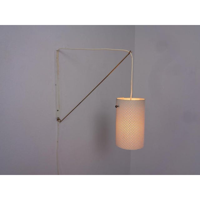 Adjustable Brass Wall Lamp, Italy, 1950s For Sale - Image 6 of 18