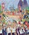 Impressionist "The Procession at St. Lauren Holland" A. Vank Oil on Cardboard 1985 For Sale - Image 3 of 7