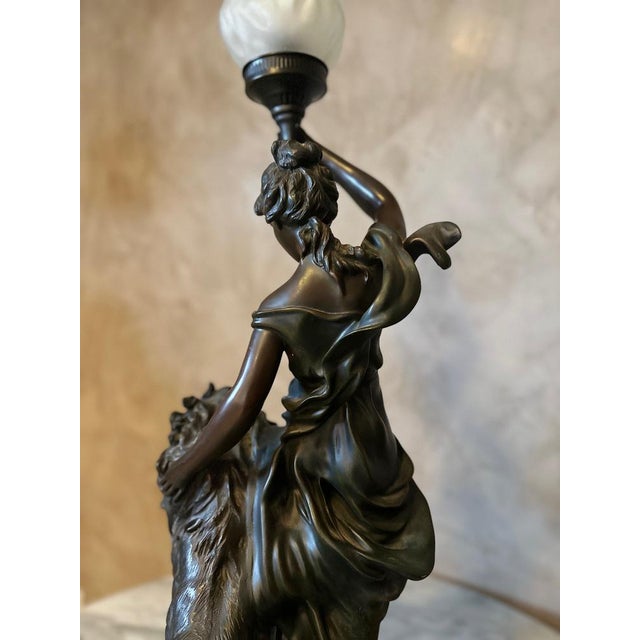 Regulated Torchiere Table Lamp For Sale - Image 6 of 17