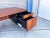 1960s Mid Century Walnut and Metal Executive Desk Styled After Knoll For Sale - Image 10 of 12
