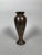 Nielloed bronze vase, Chinese or Vietnamese work, late 19th century For Sale