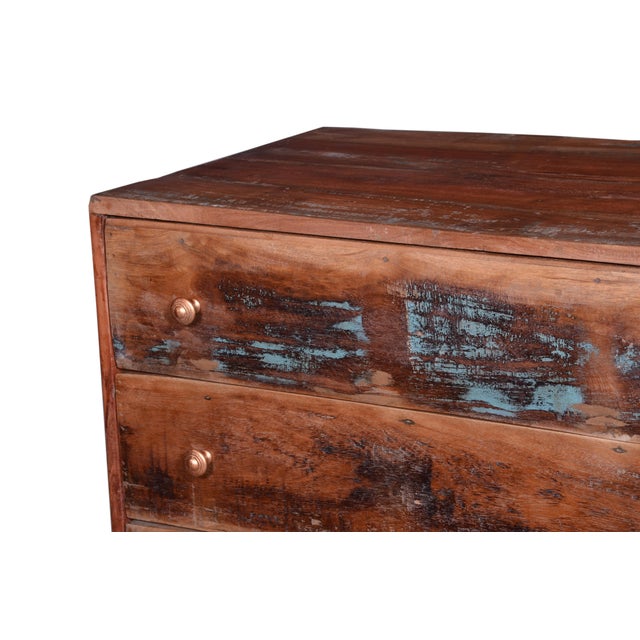 Reclaimed Wood 4 Drawer Chest Chairish