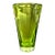 Late 20th Century Henry Dean Lime Green Glass Tumbler, Bud Vase & Votive Holder For Sale