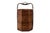 Mid 19th Century Antique 3 Three Tiered Rattan Bamboo & Wood Chinese Wedding Basket For Sale - Image 5 of 17