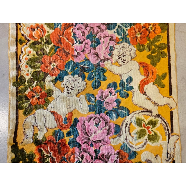 Mid-Century Modern Vintage Rugs in Printed Velvet, 1950s, Set of 3 For Sale - Image 3 of 10