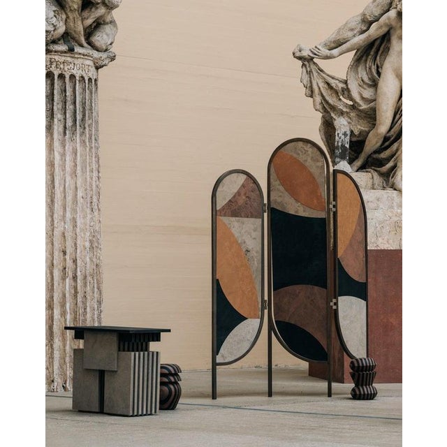 Matek Space Invader Side Table in Recycled Composite by Project Materia For Sale - Image 6 of 9