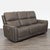 This Flexsteel 3-seat reclining sofa offers great comfort and style for any living room. Upholstered in durable brown...