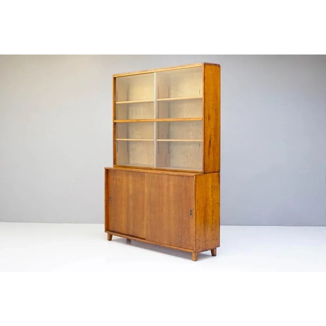 Vintage Bookcase in Oak For Sale - Image 3 of 8