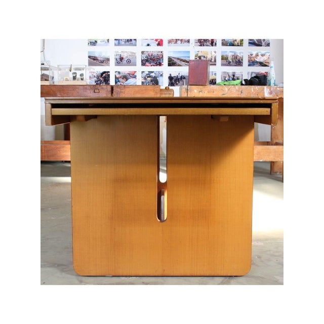 1960s Rectangular Table with Extensions from Asnaghi, Italy, 1960s-1970s For Sale - Image 5 of 14