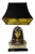 Viva Egyptian Pharoh Queen Buts Sculpture Table Lamp by Edoardo Tasca, Italy, 1960 For Sale