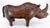 Mid-Century Modern Dimitri Omersa Rhino Footstool Abercrombie & Fitch Large Rhinoceros For Sale - Image 3 of 9