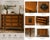 Louis XVI Light Walnut Chest of Drawers with Three Drawers and Fluted Motifs, 1930s For Sale - Image 12 of 13