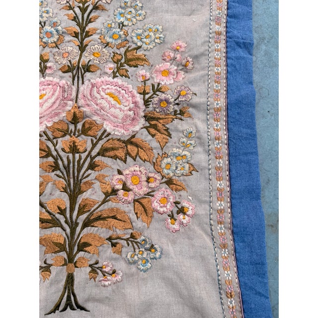 Vintage English Flora Tapestry, 1970s For Sale - Image 3 of 6