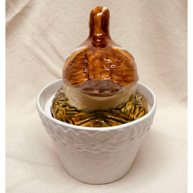 Magnificent Portuguese Game Bird Tureen -C. 1950 For Sale - Image 4 of 12