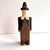 Wolf Creek Folk Art Signed Pilgrim Man Karen Rankin 1989 Wood Carved Painted Figurine For Sale - Image 13 of 13